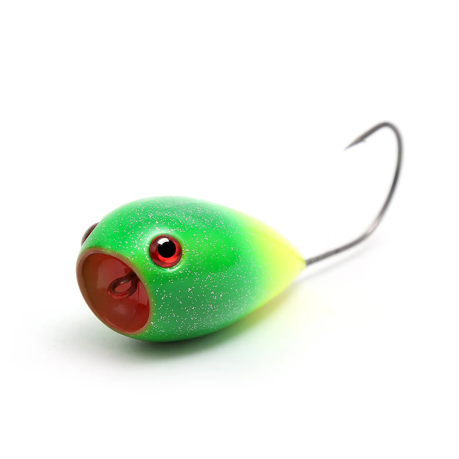 10pcs 8cm 13.2g Floating Egg Fishing Lure Popper Bait 10 Colors with Lure Box