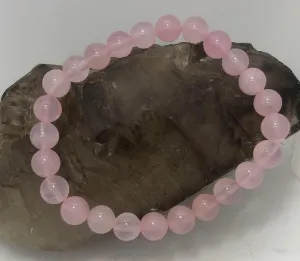 8mm Rose Quartz Stretchy Bracelet