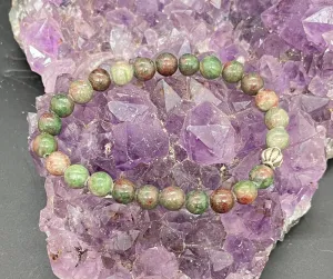 8mm Ruby Fuschite Stretchy Bracelet