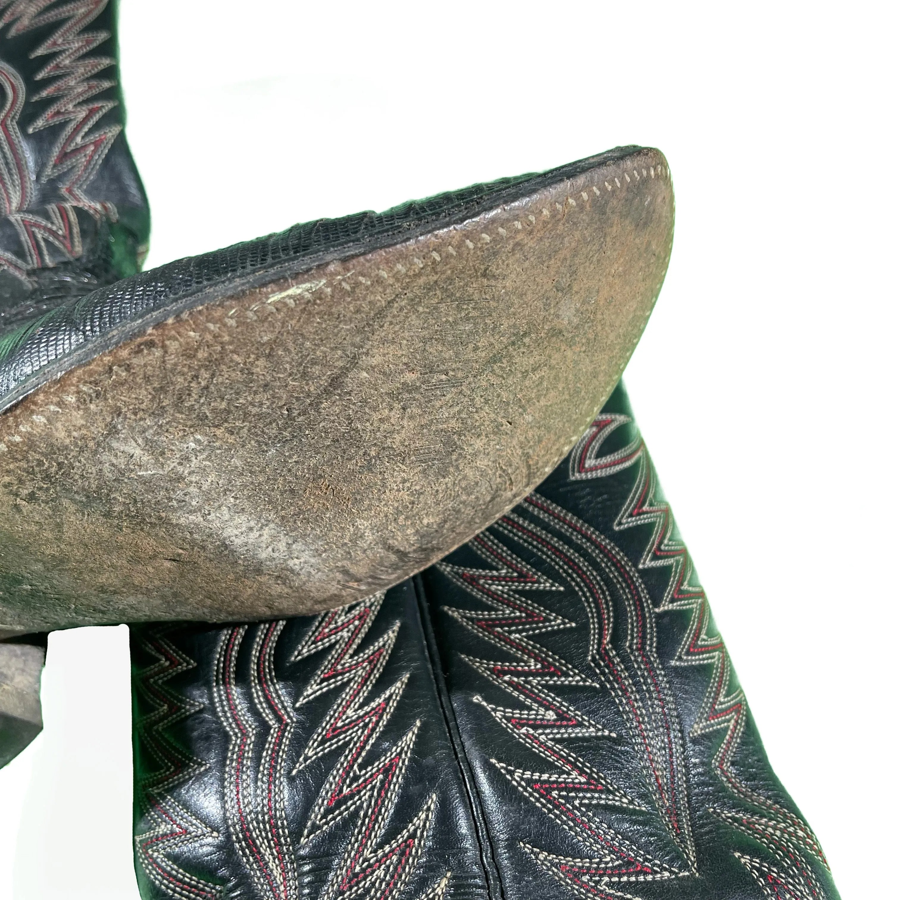 90s Lizard Skin Cowboy Boots- 8.5 M's, 10 W's