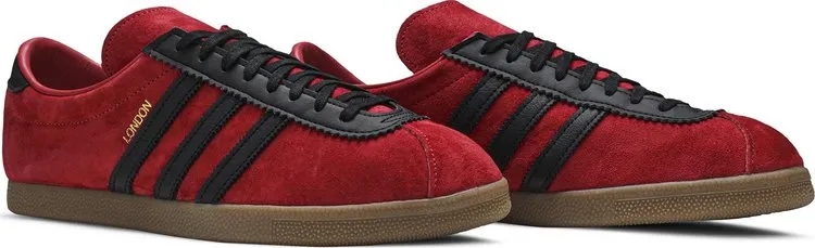 Adidas London 'Scarlet Black' sneakers, red