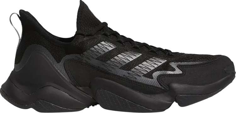 Adidas Mahomes 1 Impact FLX 'Triple Black' Sneakers, Black