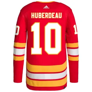 adidas NHL Calgary Flames Jonathan Huberdeau Authentic Primegreen Home Jersey