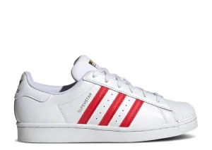 Adidas WMNS SUPERSTAR 'WHITE BETTER SCARLET' sneakers, white