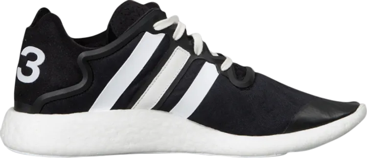 Adidas Y-3 Yohji Run 'Black White' Sneakers, black