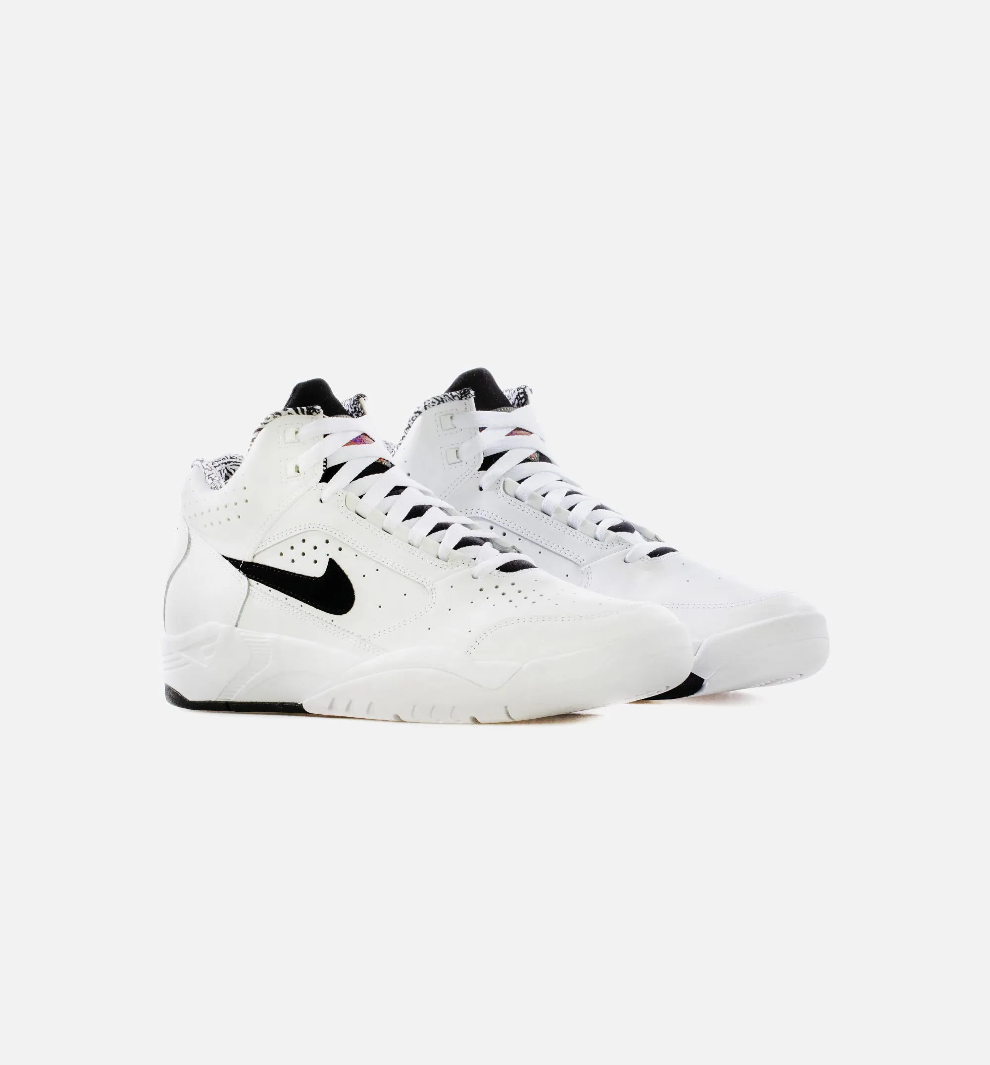 Air Flight Lite Mid Mens Lifestyle Shoe - White/Black