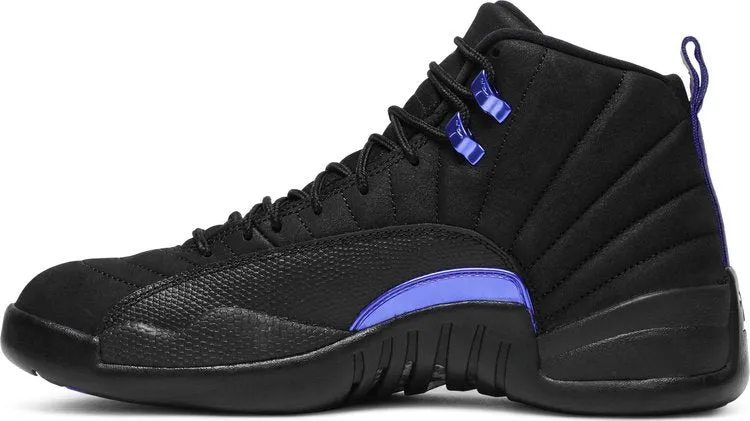 Air Jordan 12 Retro Dark Concord Sneakers, Black