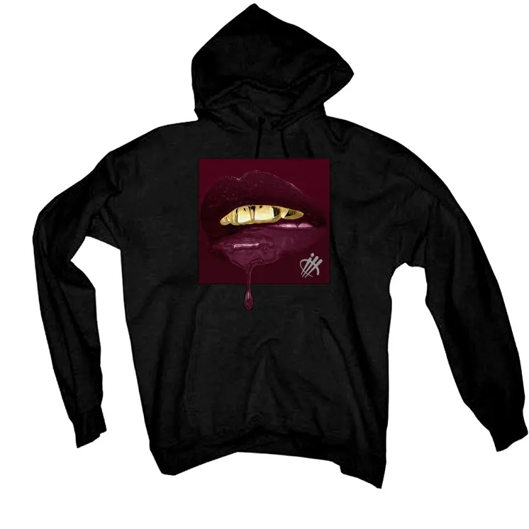 Air Jordan 5 Burgundy - Black T-Shirt (LIPSTICK)