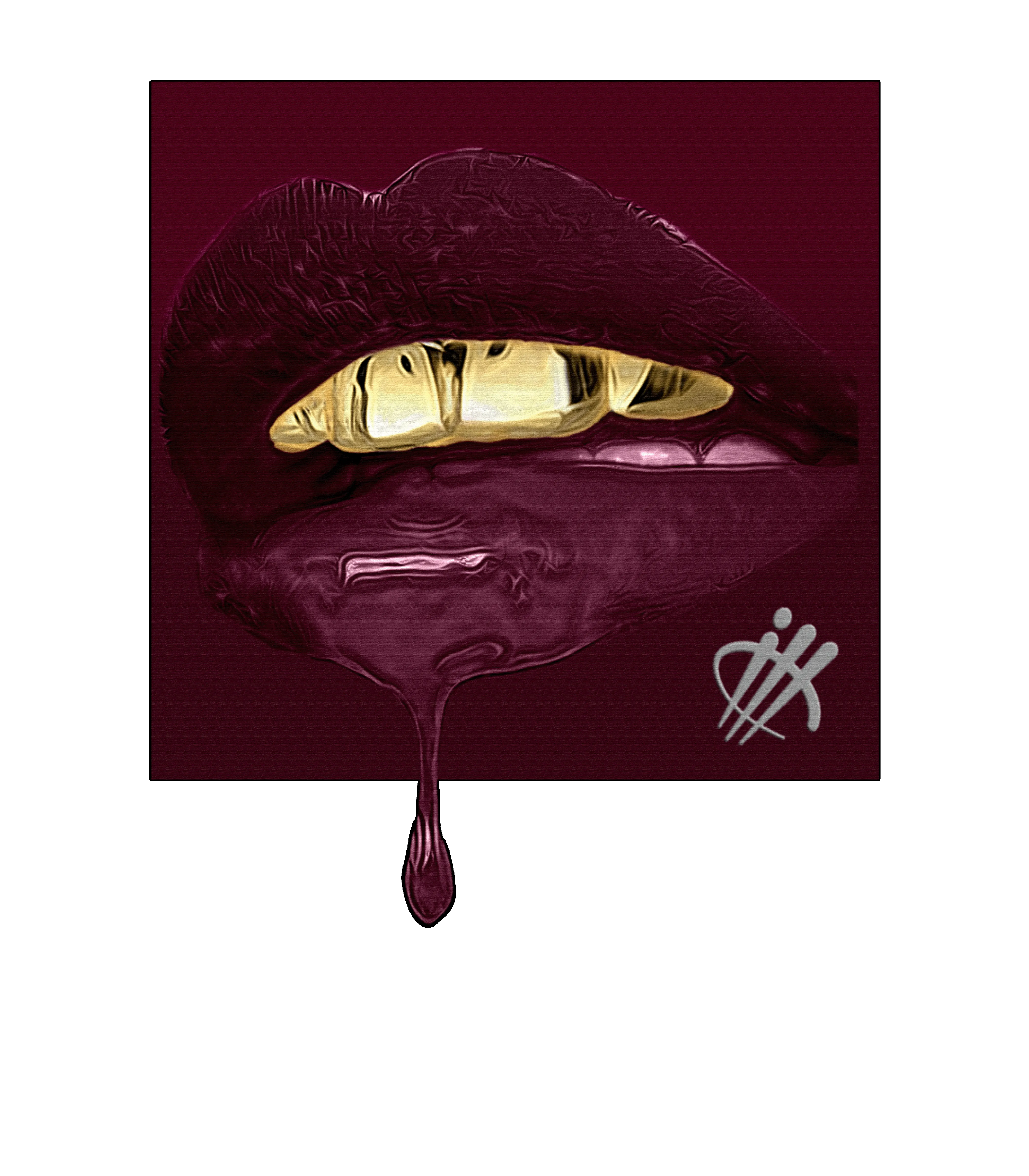 Air Jordan 5 Burgundy - Black T-Shirt (LIPSTICK)