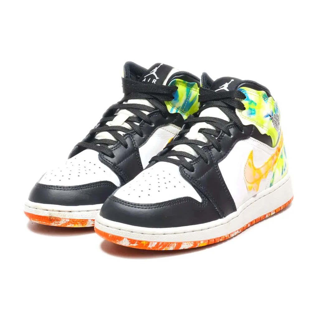 Air Jordan Air Jordan Sneakers Leather White Colour For Kids