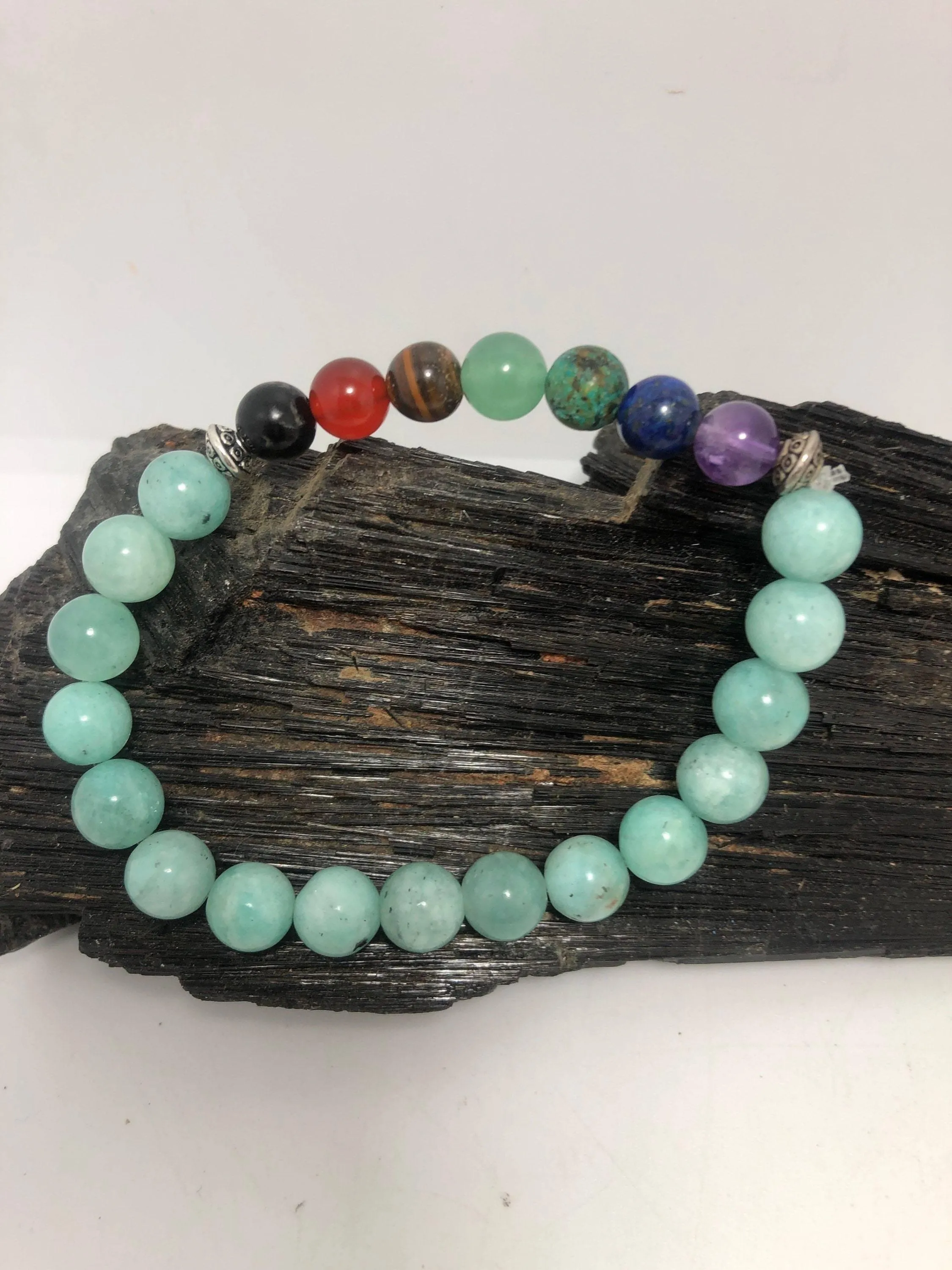 Amazonite Chakra Stretchy Bracelet