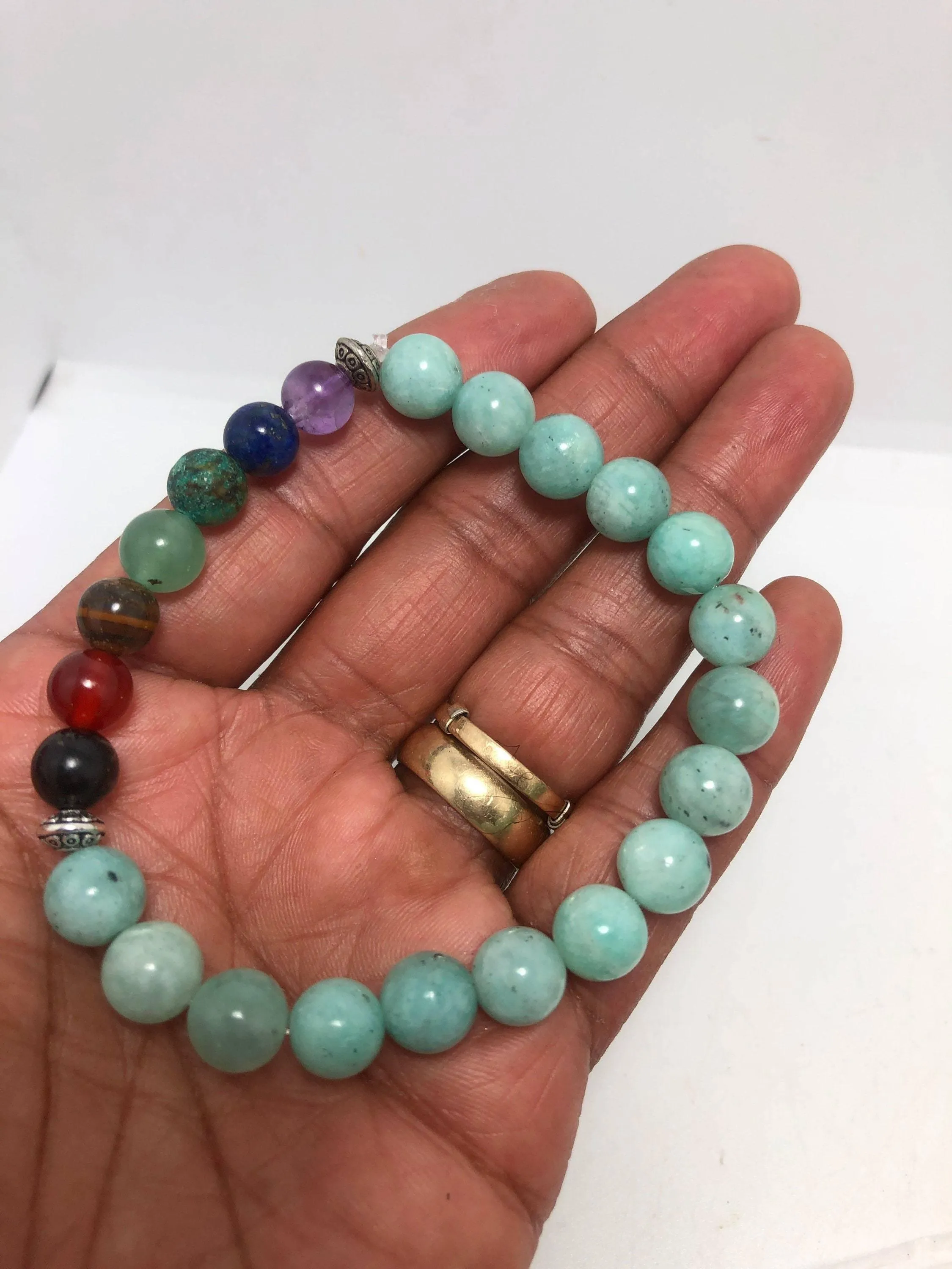 Amazonite Chakra Stretchy Bracelet