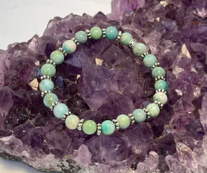 Amazonite EMF Protection Stretchy Bracelet