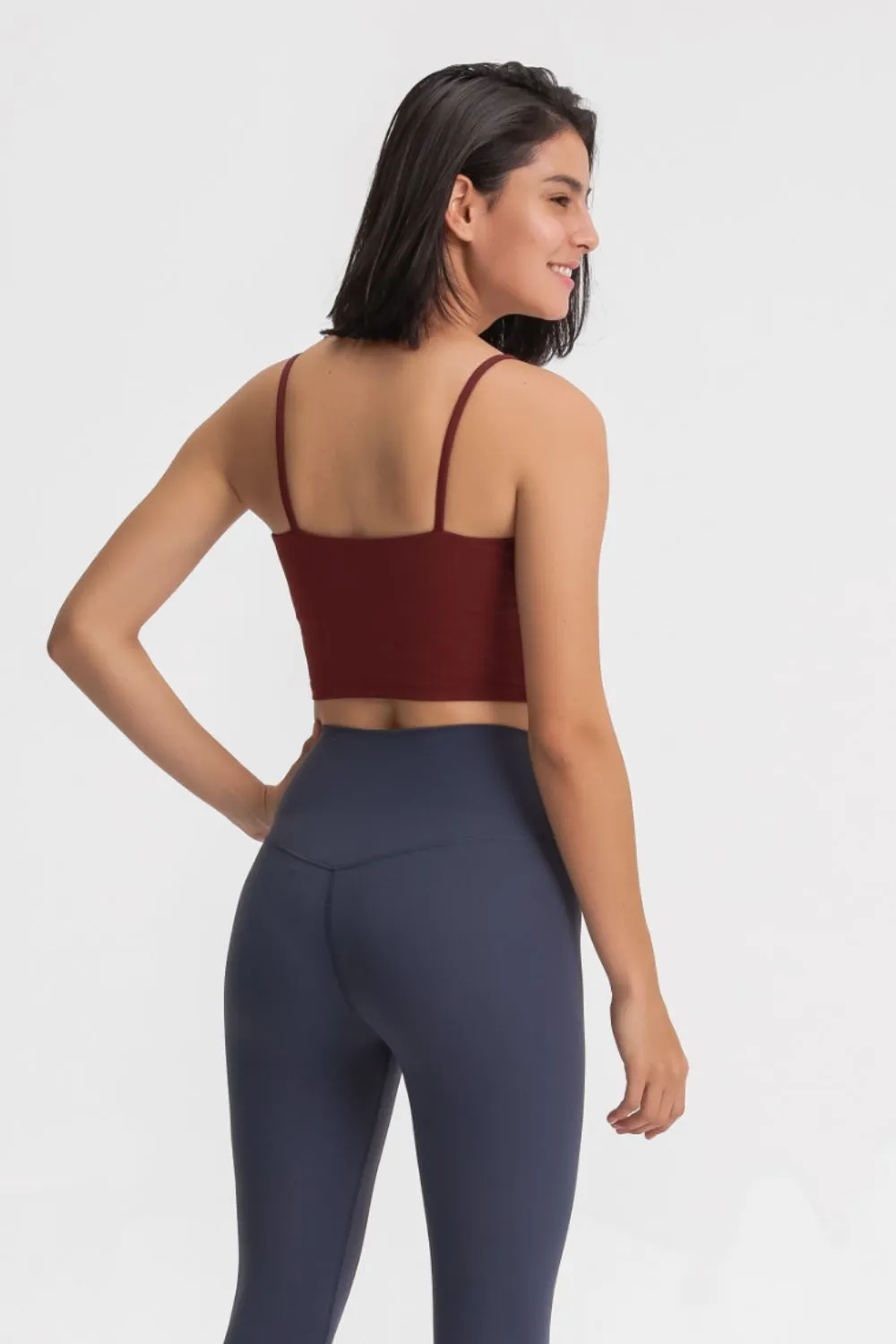 *APP EXCLUSIVE * Seamless Scoop Neck Sports Cami