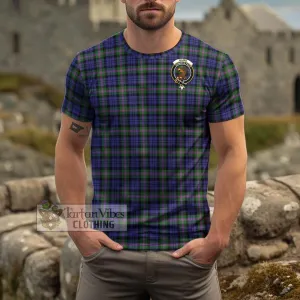 Baird Modern Tartan Cotton T-Shirt with Family Crest