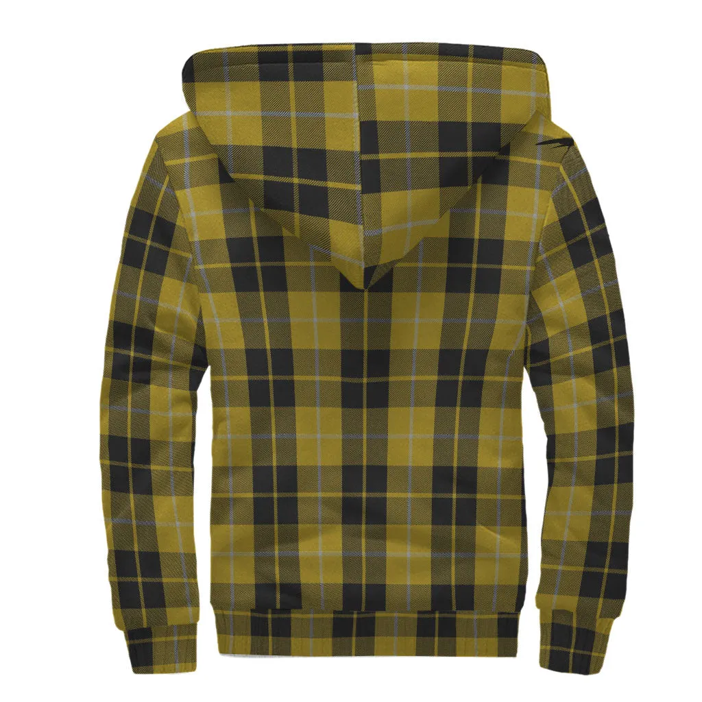 Barclay Dress Tartan Sherpa Hoodie with Family Crest