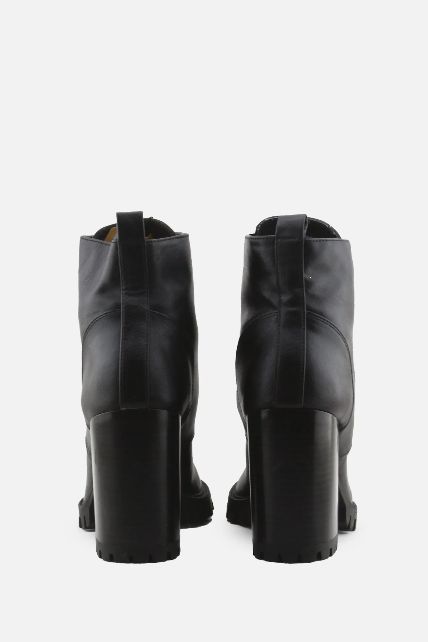 Bershka Zipper Platform Boots | 100% Authentic Leather