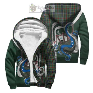 Bisset Tartan Sherpa Hoodie with Epic Bagpipe Style