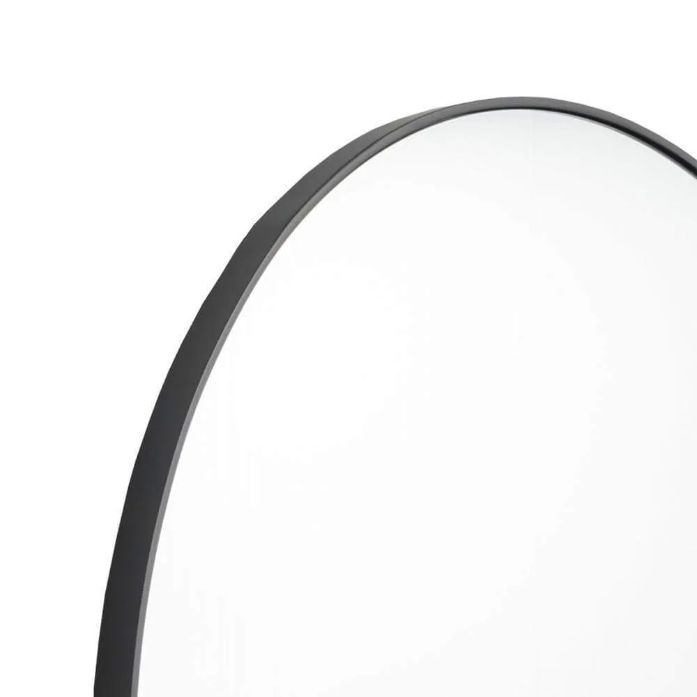 Bjorn Round Mirror Black 60CM