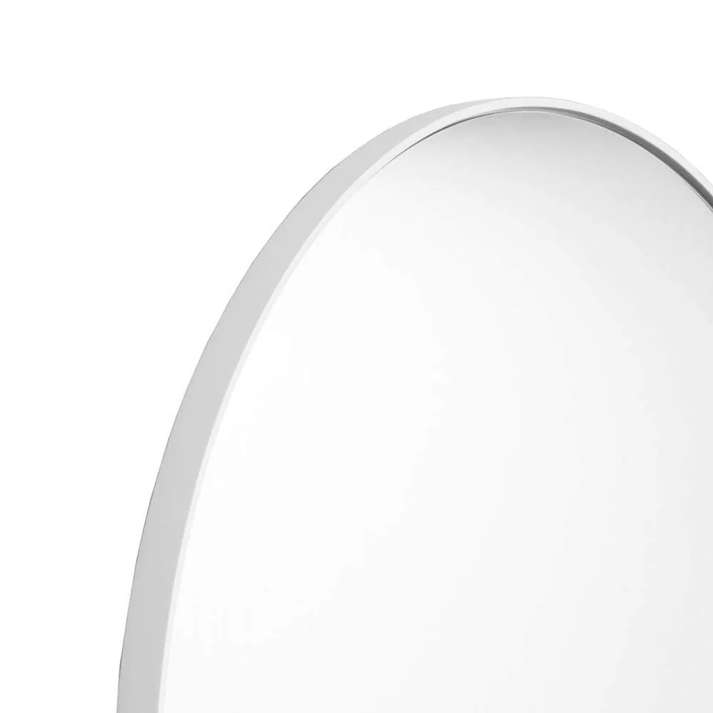 Bjorn Round Mirror Bright White 60CM