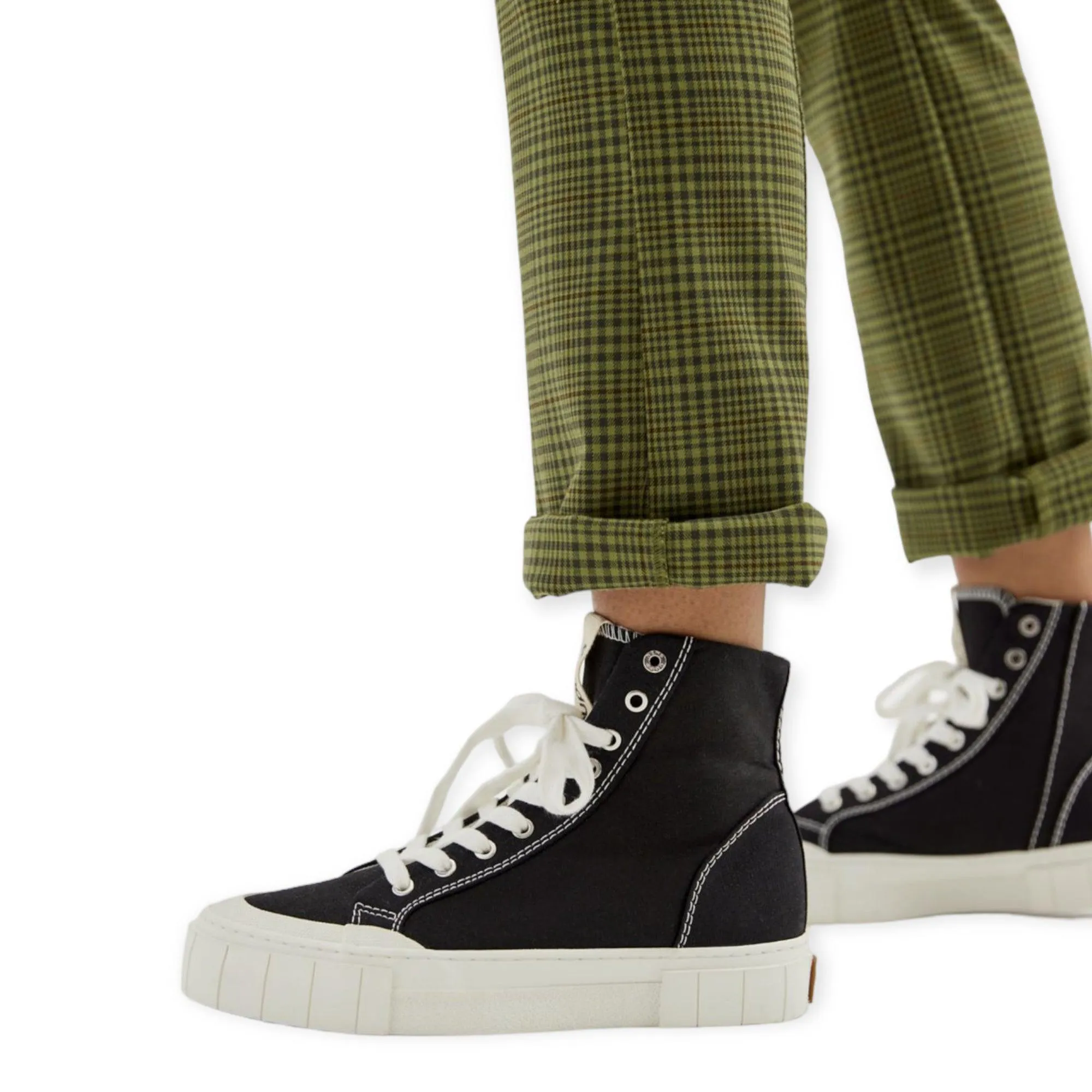 Black Canvas High Top Kicks