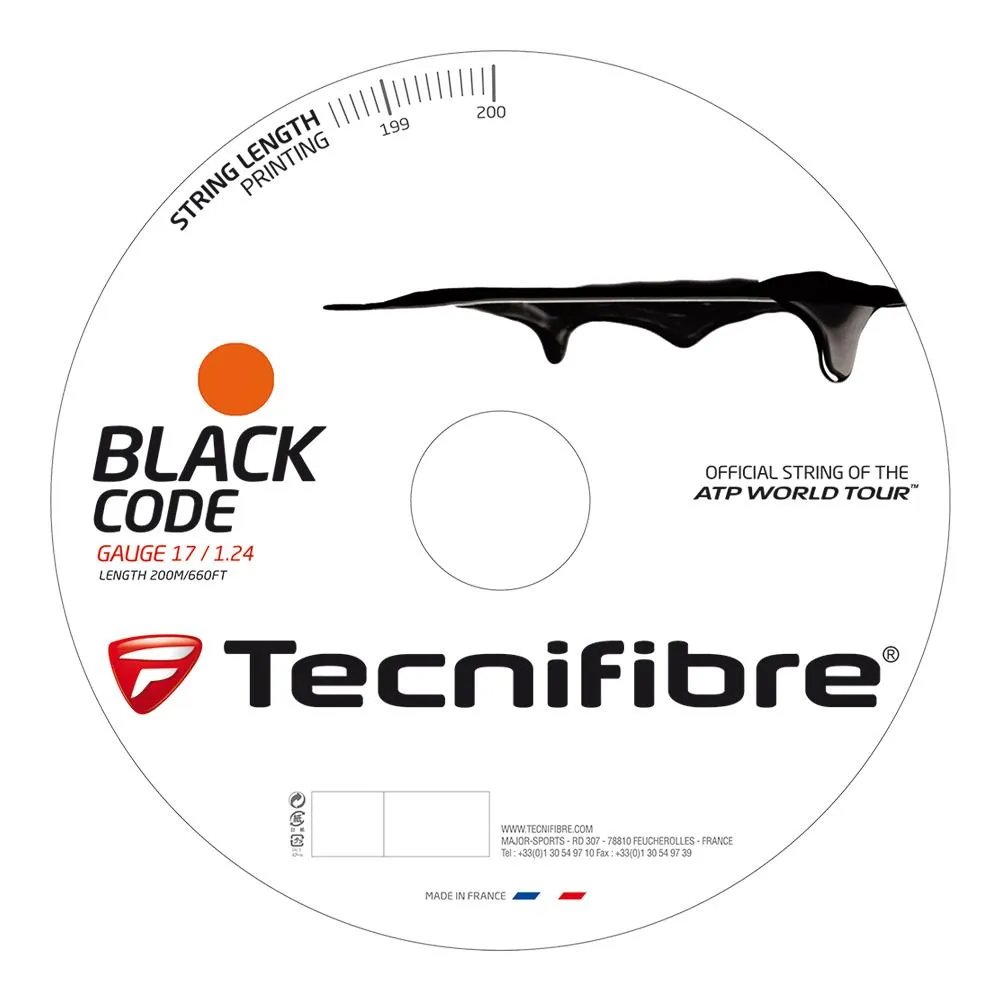 Black Code Tennis String Reel Fire