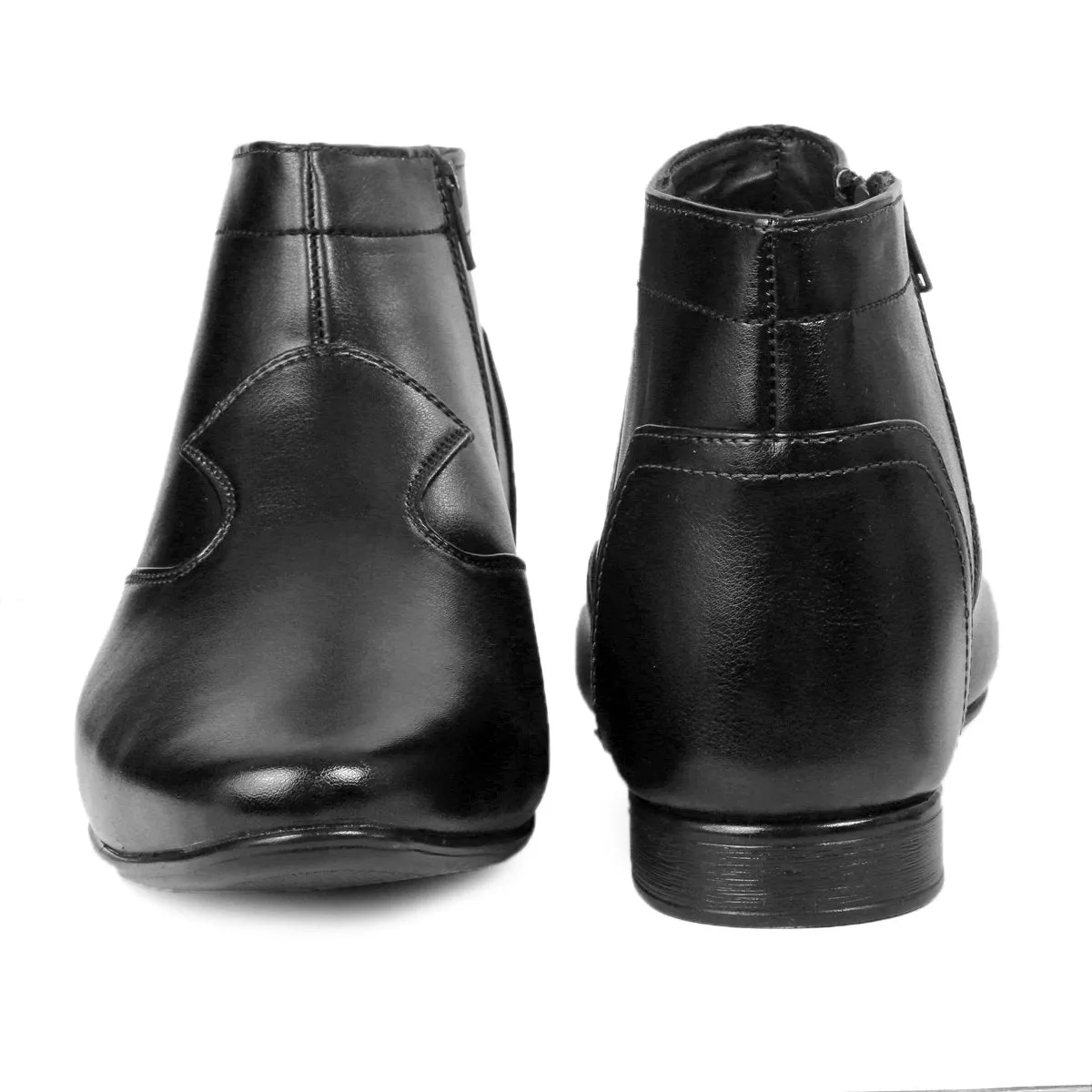 BXXY 9 cm (3.5 Inch) Height Increasing Formal and Casual Pu Leather Boots for All Occasions