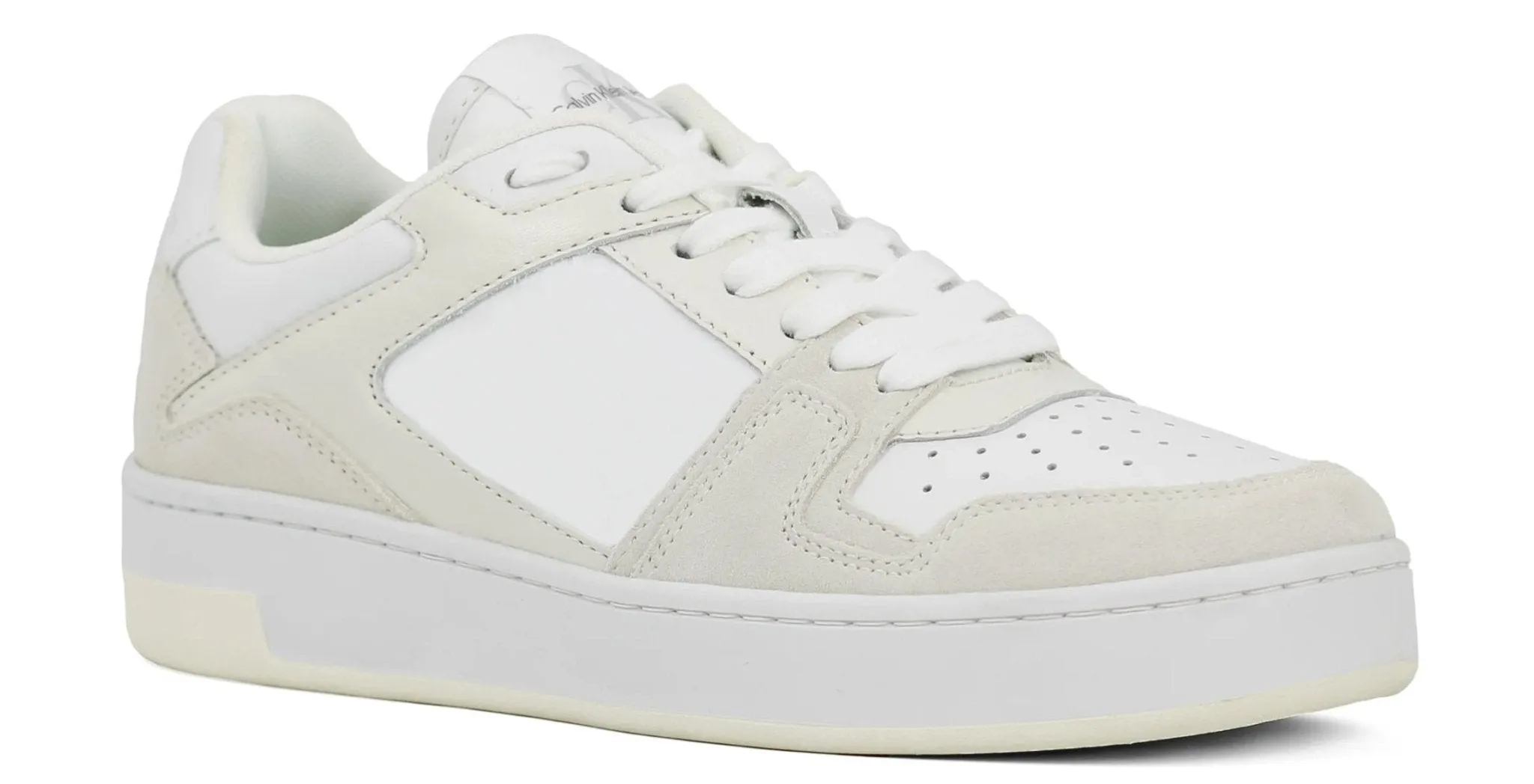 CALVIN KLEIN Basket Cupsole Laceup Mix Lth Wn Sneakers