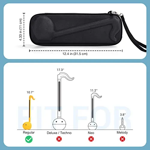 (CASE ONLY) Carrying Case for Otomatone Instrument Toy Accessories | ProCase