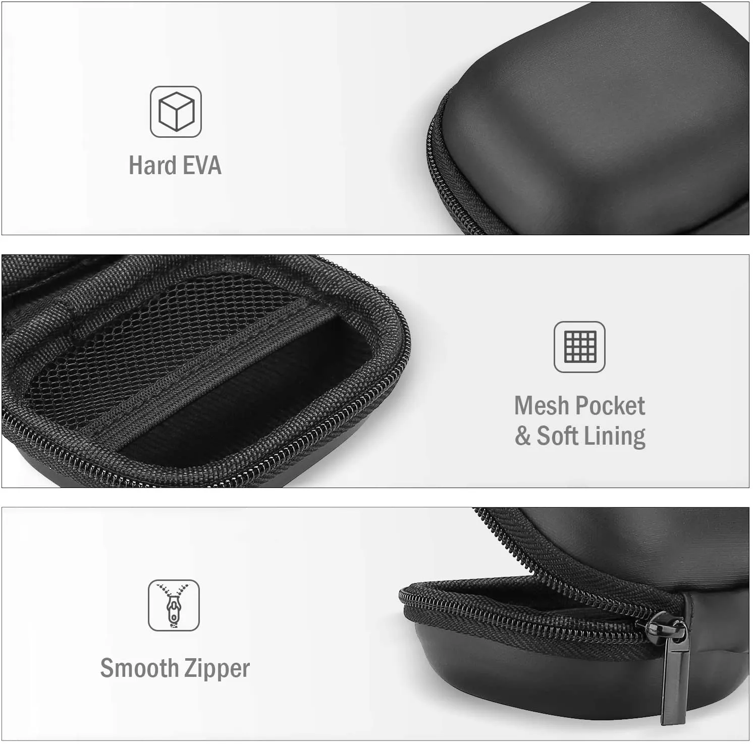 (CASE ONLY) Hard Carrying Case for AirPods 3/ AirPods Pro 2/ Pro 1/ Jabra Elite 75t/ Beats Studio Buds | ProCase