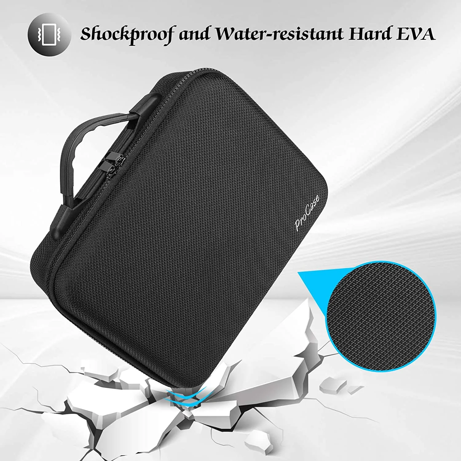 (CASE ONLY) Hard Carrying Case for DJI Mini 2 / DJI Mini 2 Fly More Combo and Accessories | ProCase