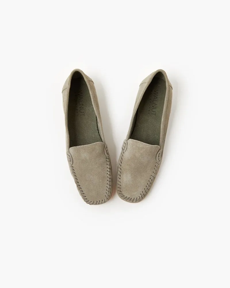 Cigar Suede Loafer - Sage