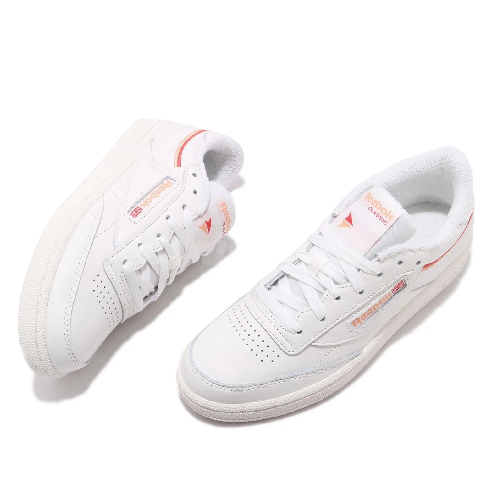 Club C 85 (White   Orange   Red)