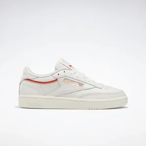 Club C 85 (White   Orange   Red)