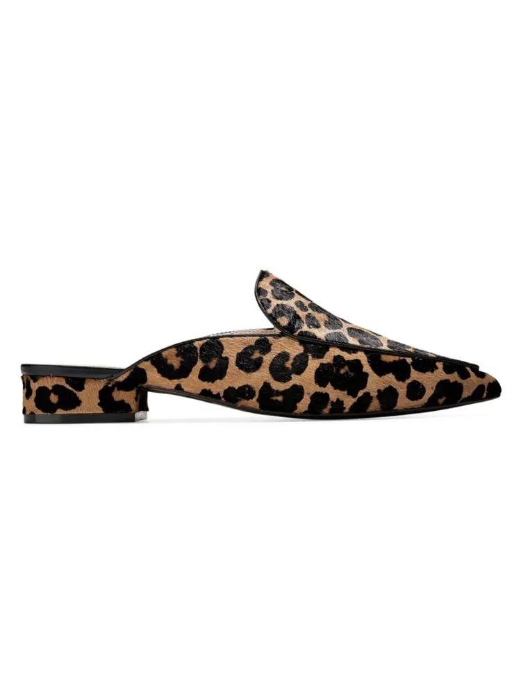 Cole Haan Calfskin Piper Mule in Leopard