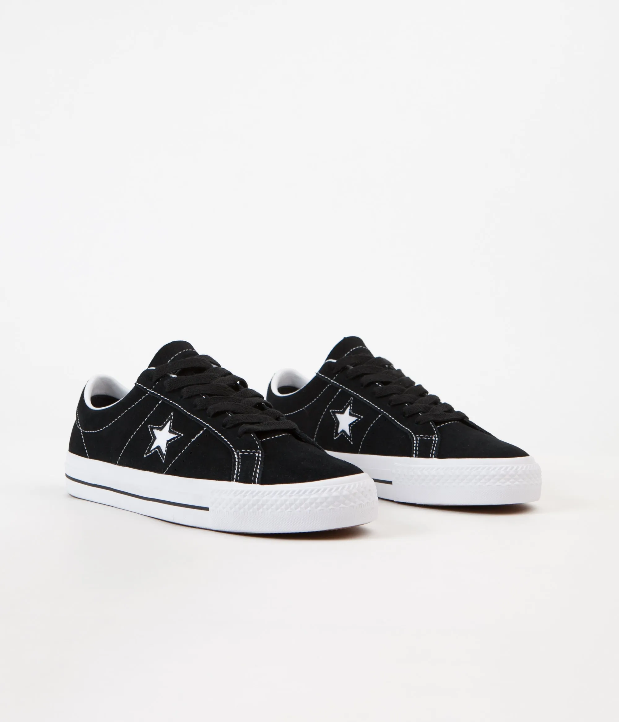 Converse One Star Pro Ox Shoes - Black / White / White