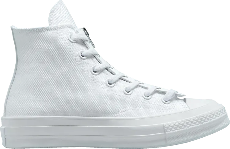 Converse Wmns Chuck 70 Zip High Surface Fusion Sneakers - White