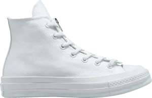 Converse Wmns Chuck 70 Zip High Surface Fusion Sneakers - White