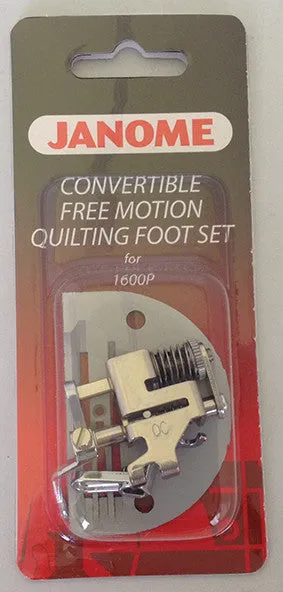 Convertible Free Motion Quilt Foot Set