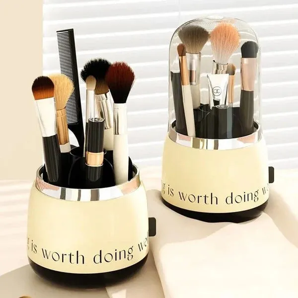 Cosmetic Organizer with Brushes Holder