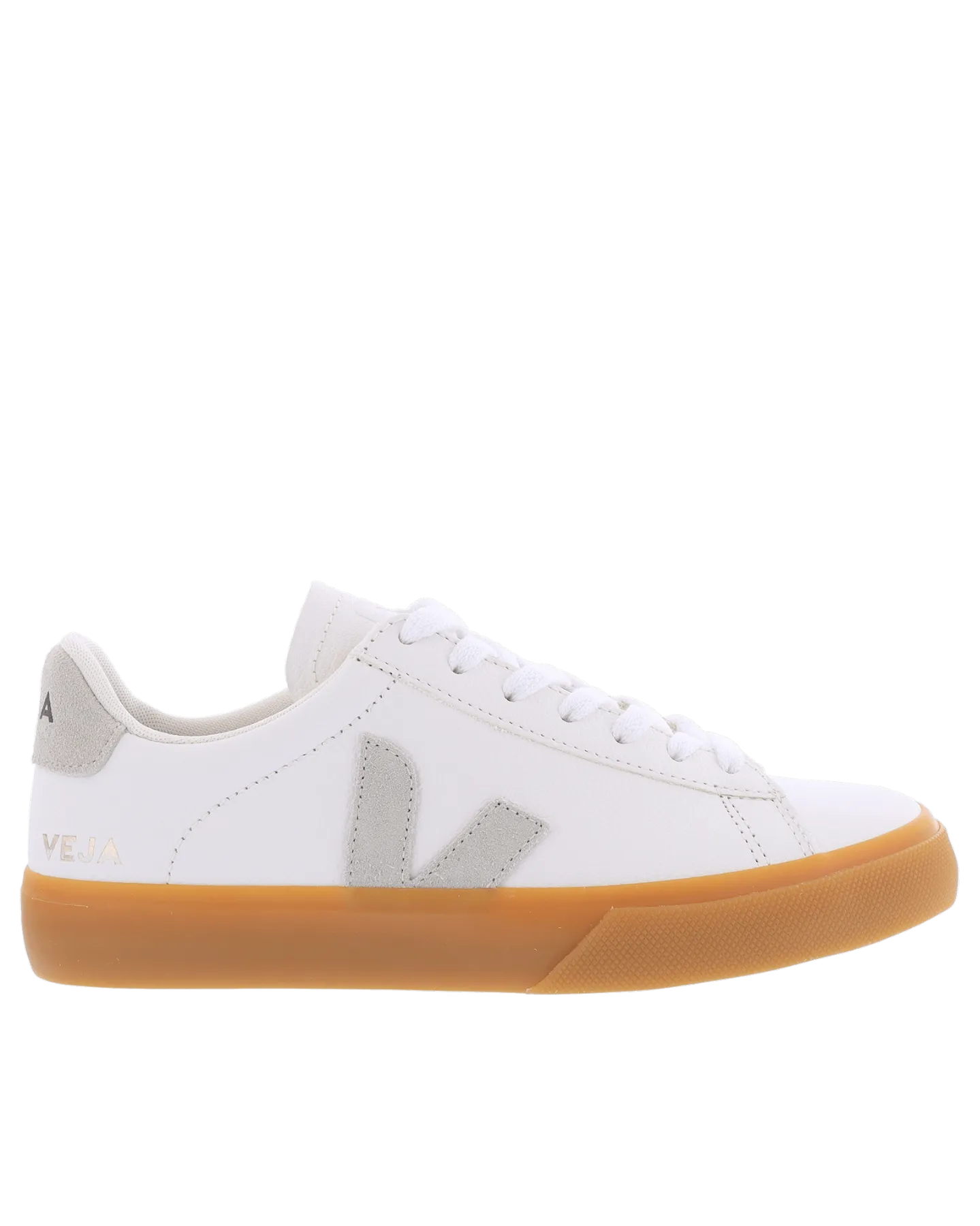 Dames Campo Sneaker Leer Wit/Natural