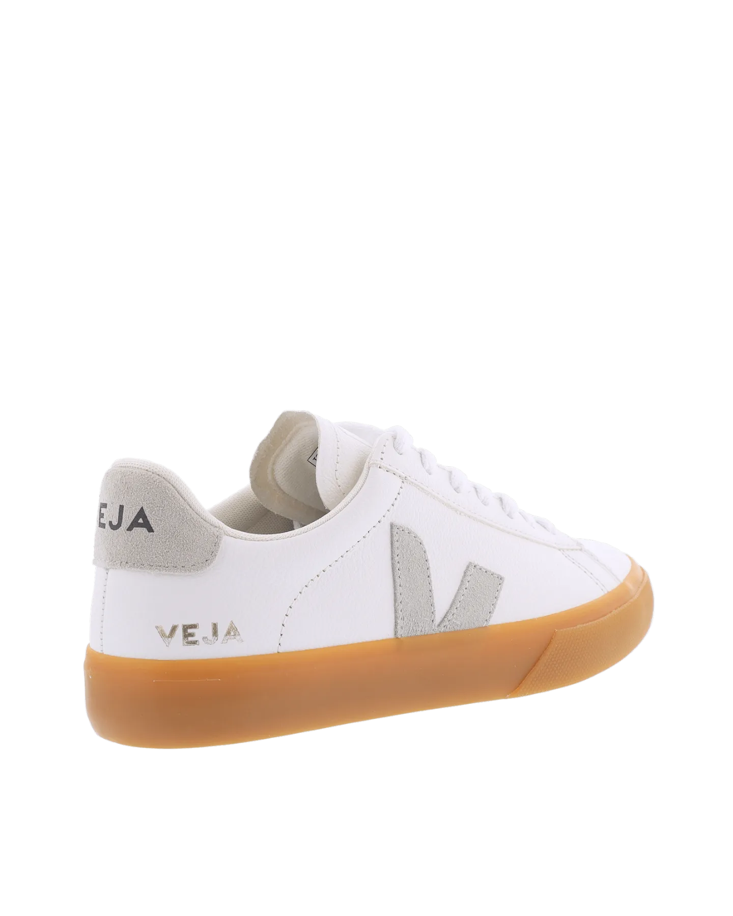 Dames Campo Sneaker Leer Wit/Natural