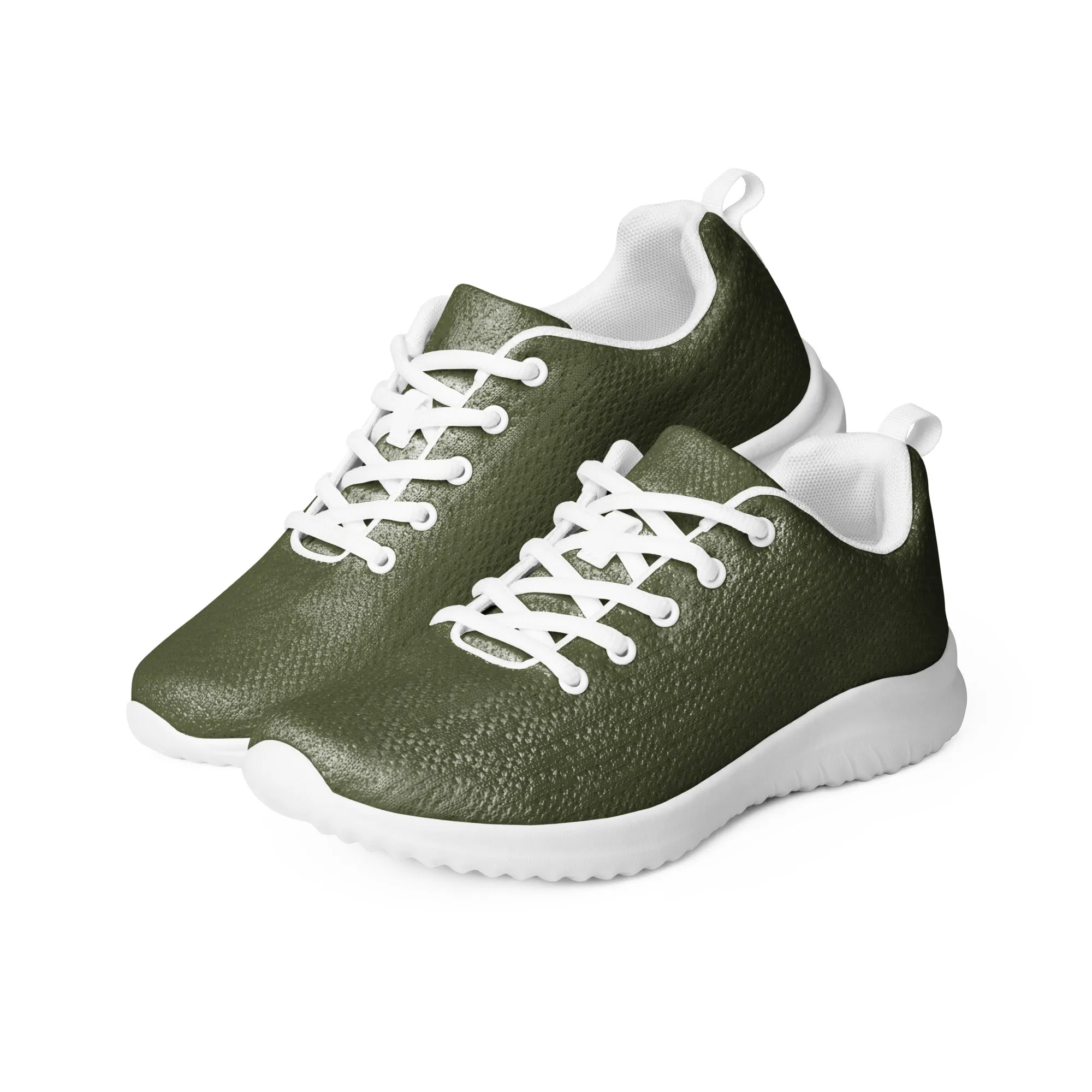 DASH Army Green Women’s Athletic Shoes Lightweight Breathable Design by IOBI Original Apparel