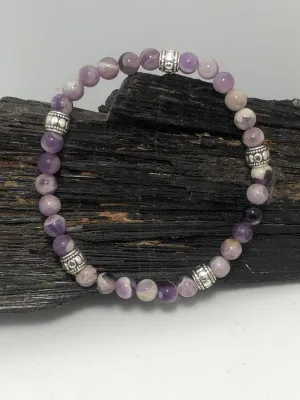 Dogtooth Amethyst Stretchy Bracelet