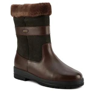 DUBARRY Foxrock Fur Lined Country Boots - Womens - Black/Brown