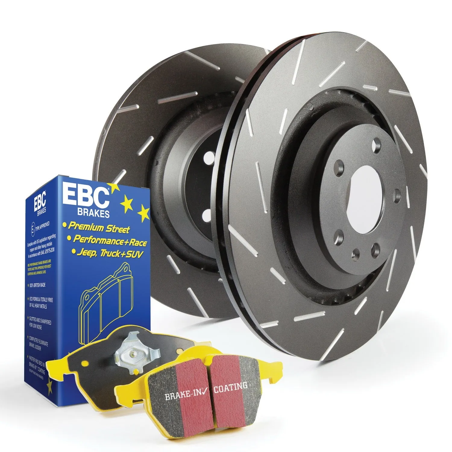 EBC Brakes S9KF1452 S9 Kits Yellowstuff and USR Rotors