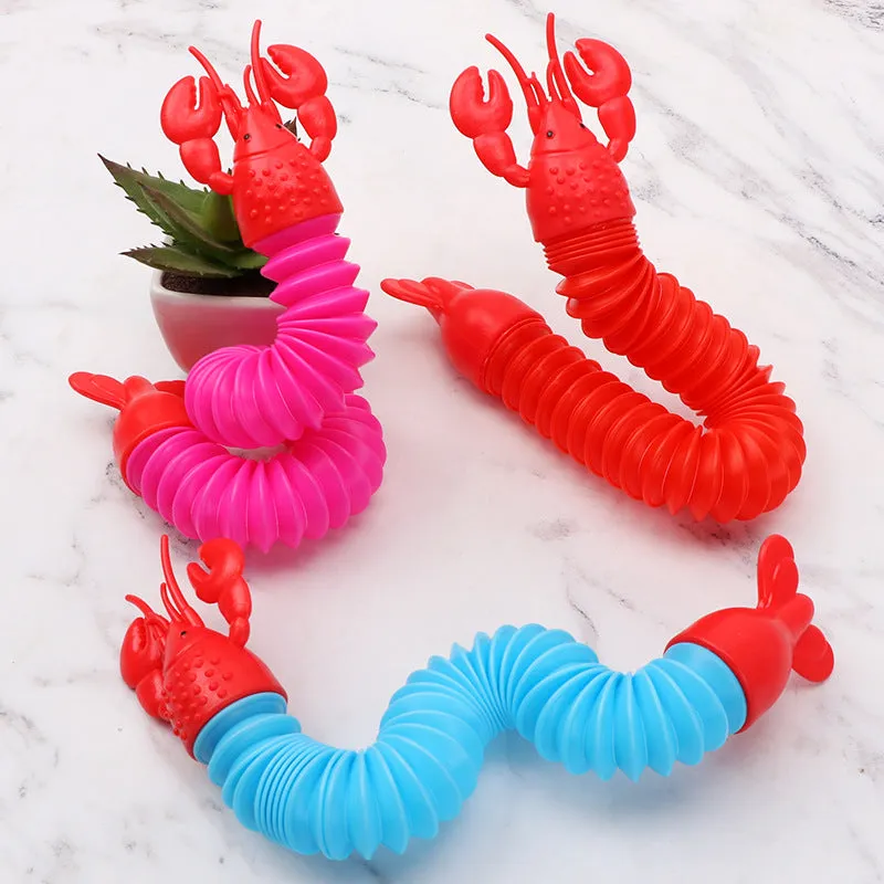 Extendo Lobster Pop Tube Sensory Fidget Toy