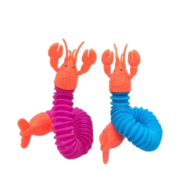 Extendo Lobster Pop Tube Sensory Fidget Toy