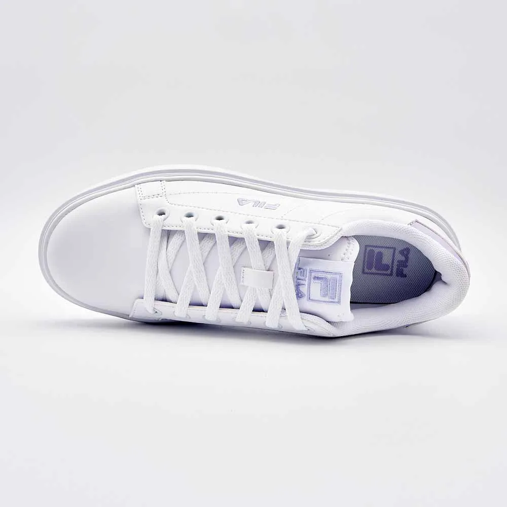 FILA Court Plumpy Ladies Sneaker - White / Lilac