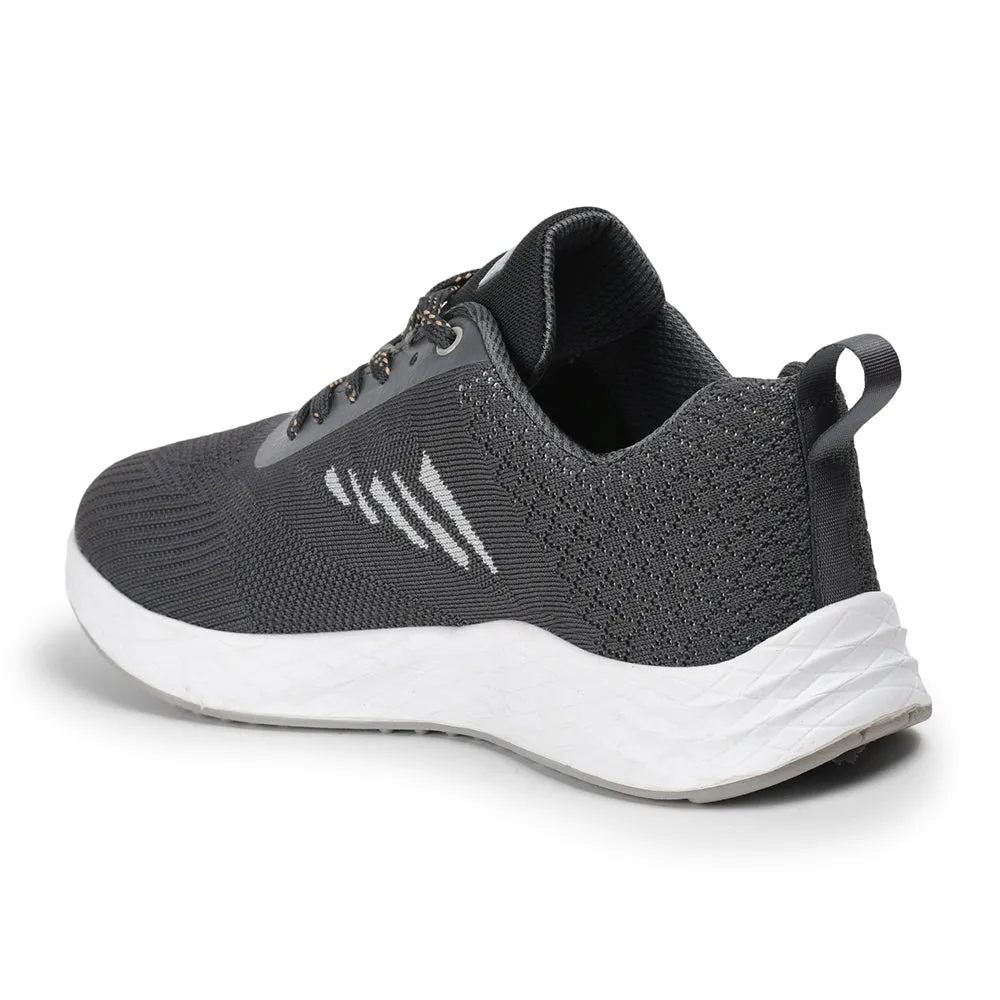 Force 10 By Liberty Men KIGER-1 Grey Sports Lacing Shoes